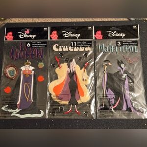 Disney Villains Sticker Set Of Evil Queen, Cruella, Maleficent EK Paper Crafts